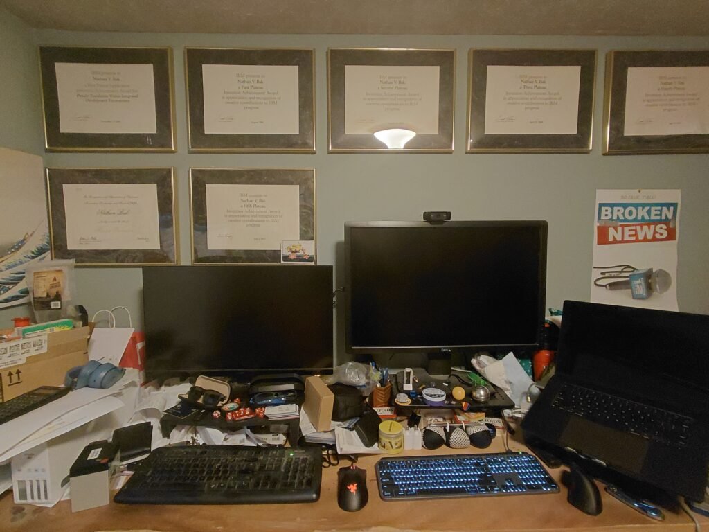 My "before" desk